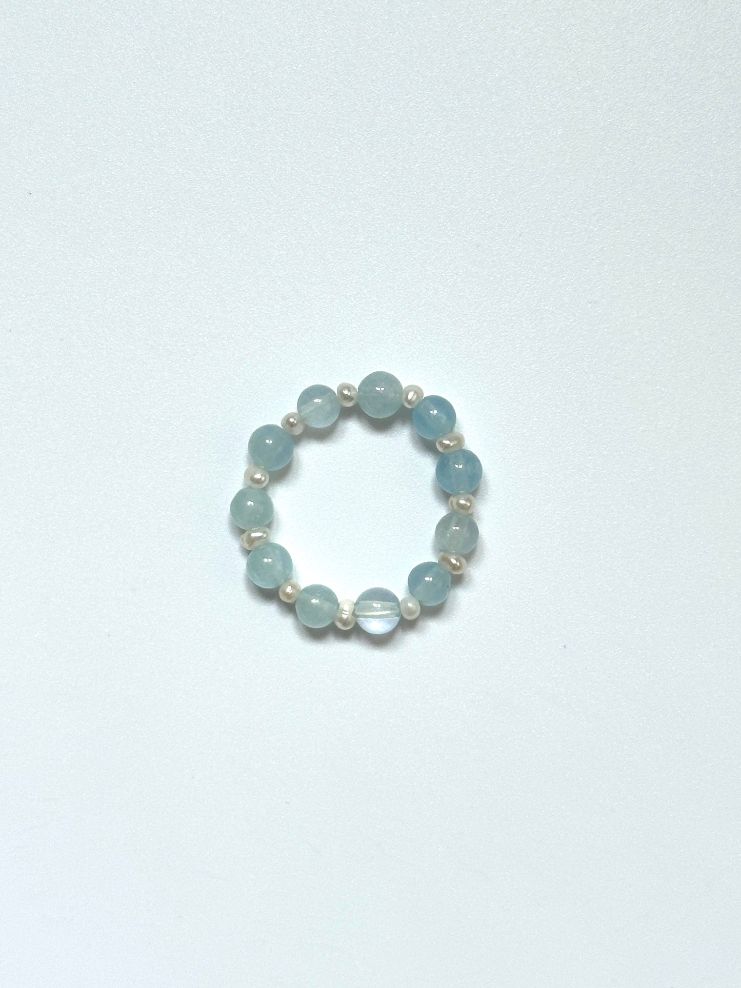 海藍寶靈魂藍圖戒指