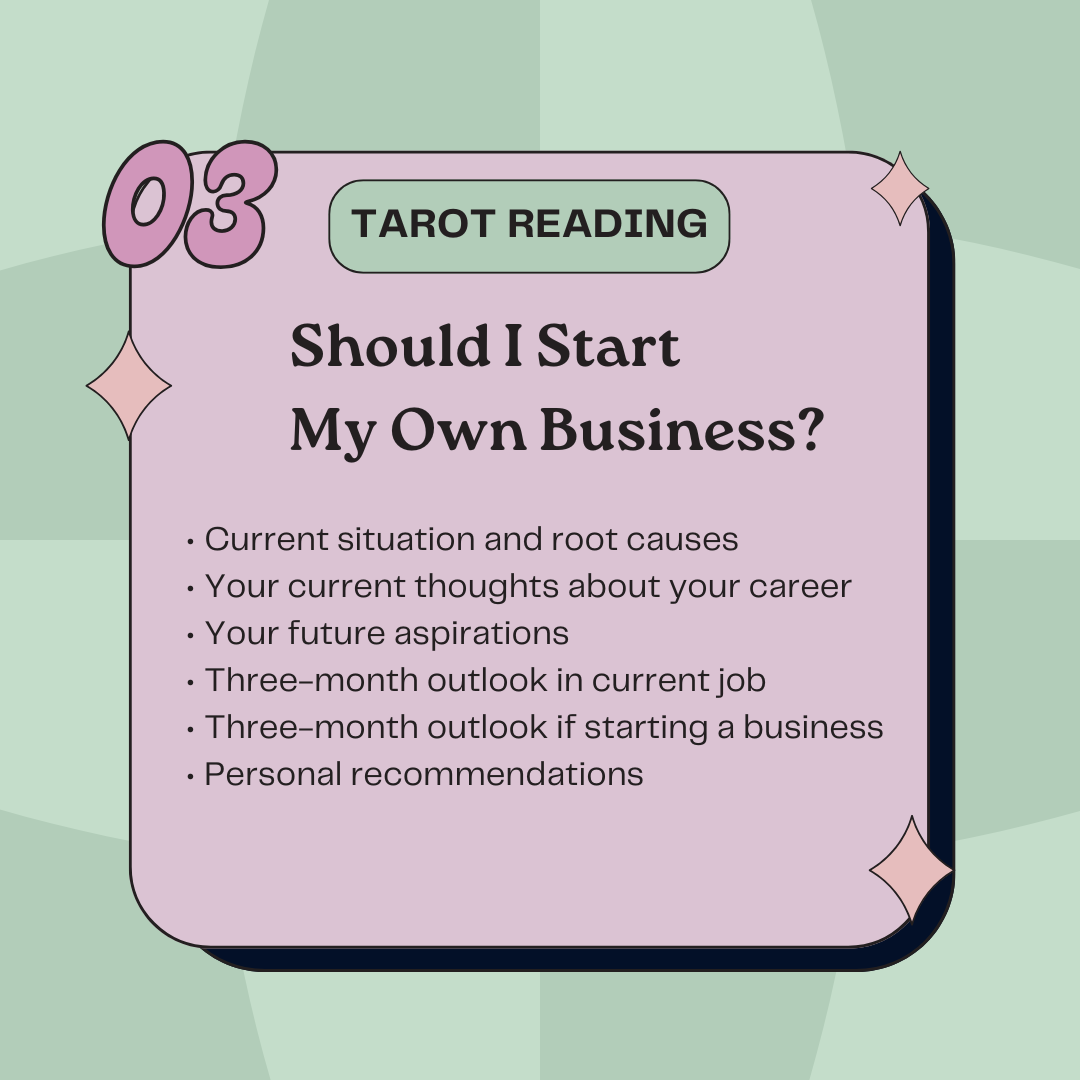 Career Tarot Reading - Should I Start My Own Business?