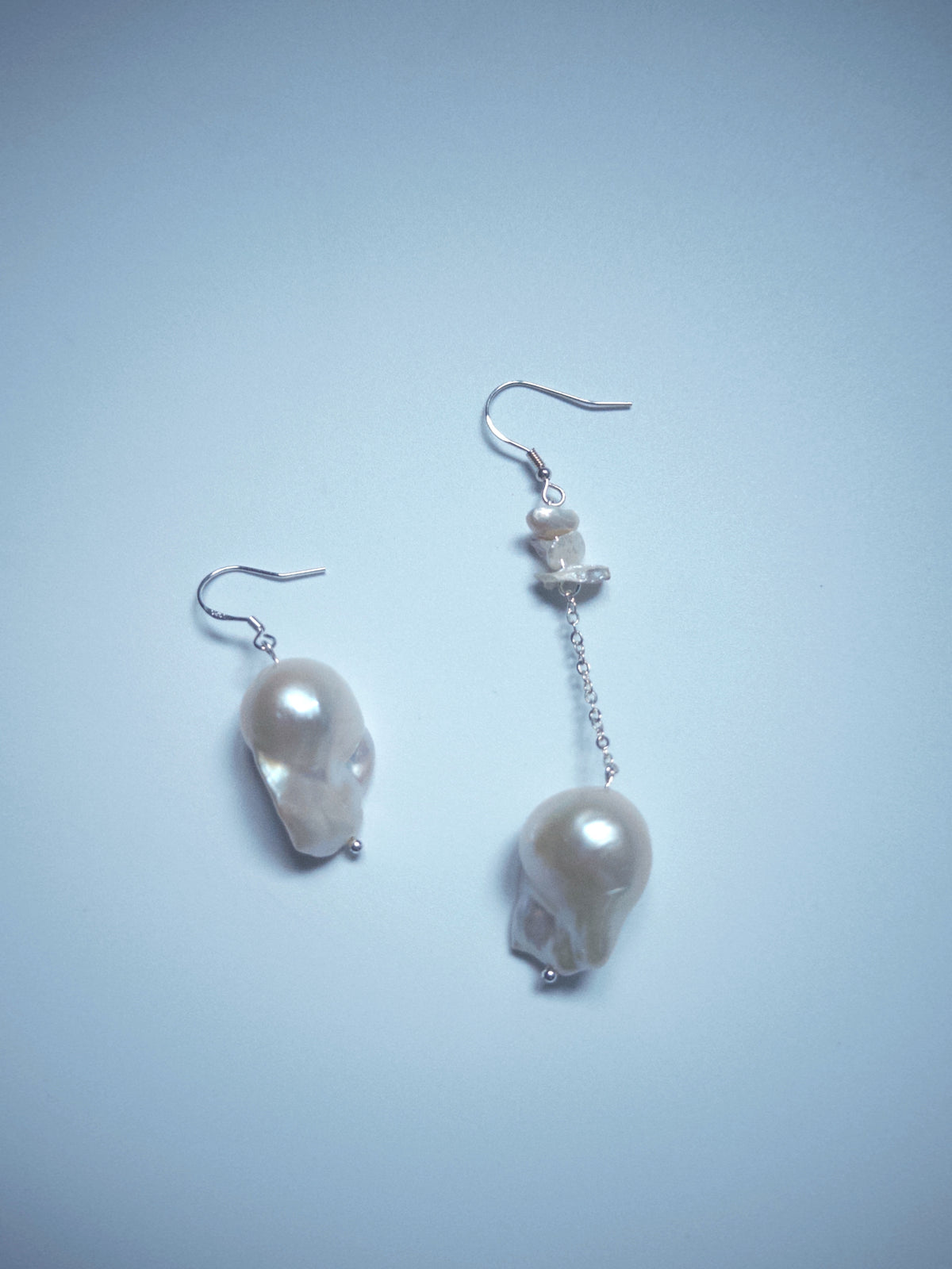 Pearlson 潮汐月光不對稱珍珠耳環