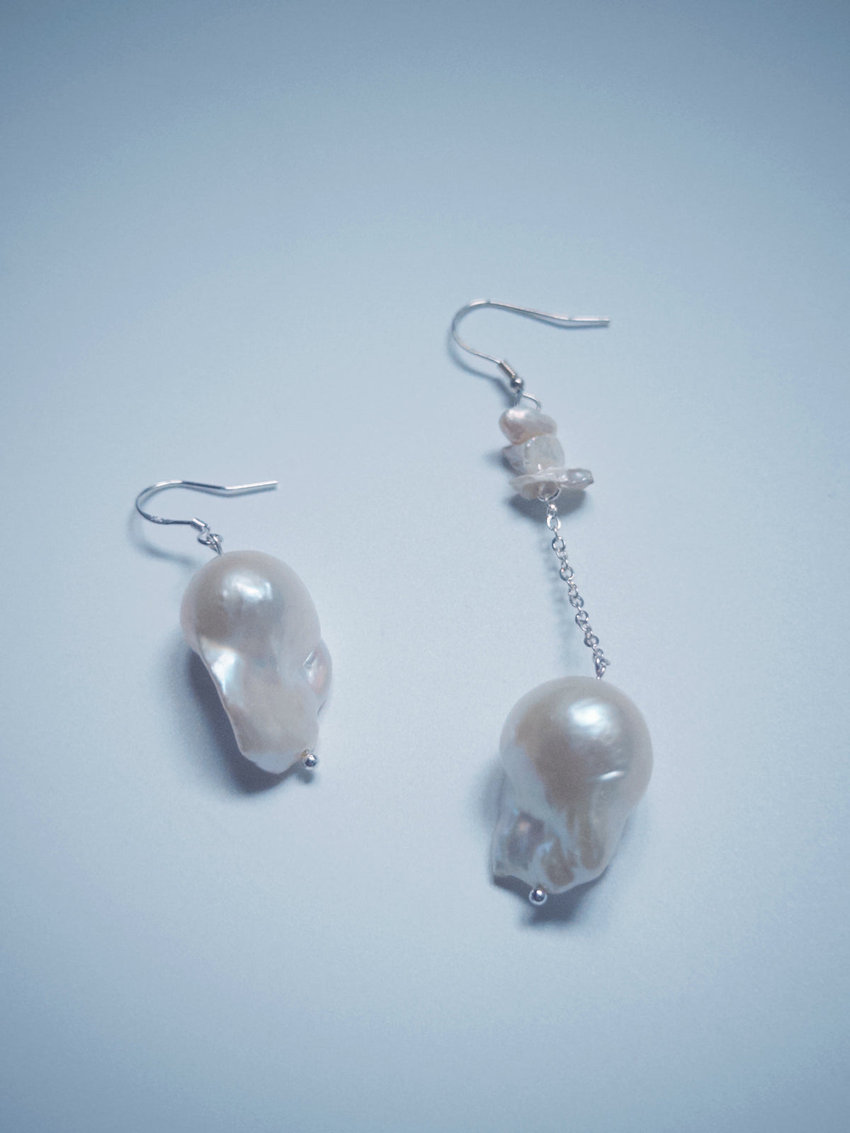 Pearlson 潮汐月光不對稱珍珠耳環