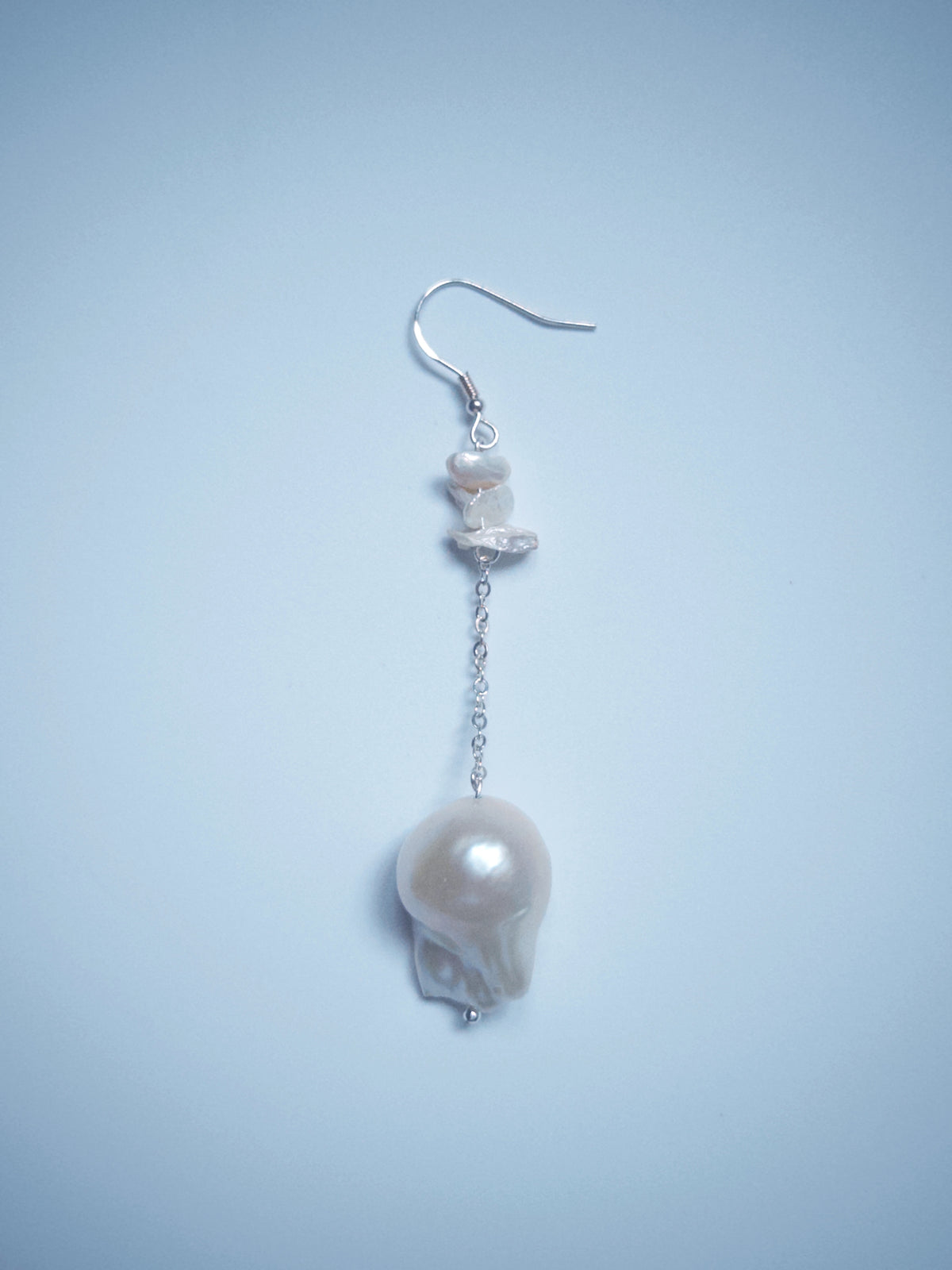 Pearlson 潮汐月光不對稱珍珠耳環