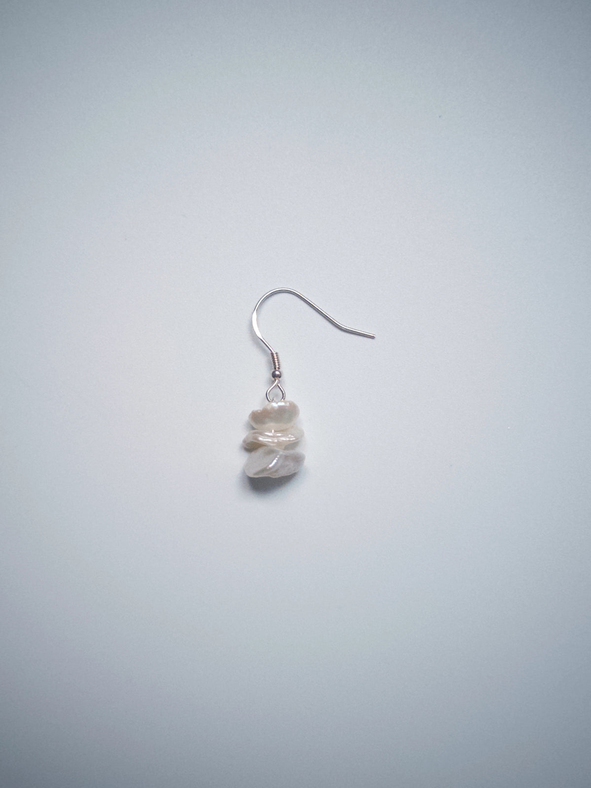 Pearlson 春分花瓣流蘇珍珠耳環（單邊：短邊）